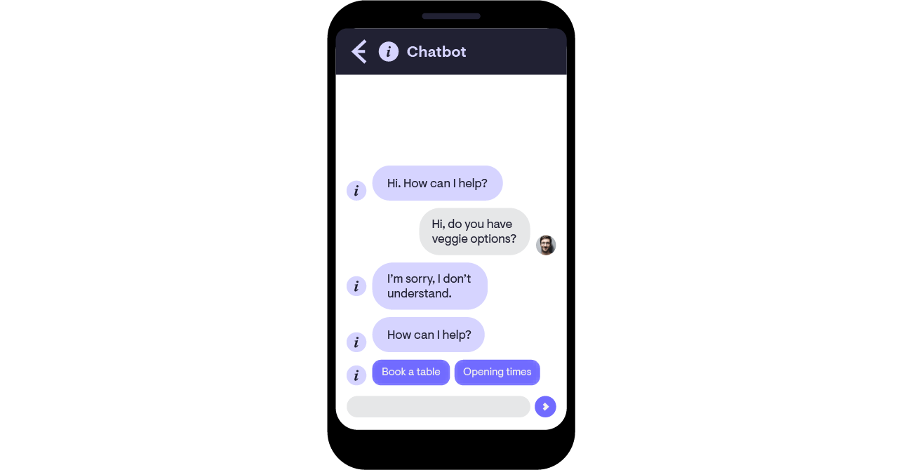 Low-code or no-code chatbots