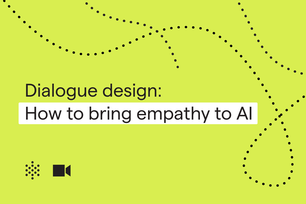 CCW webinar image - Dialogue Design: How To Bring Empathy To AI