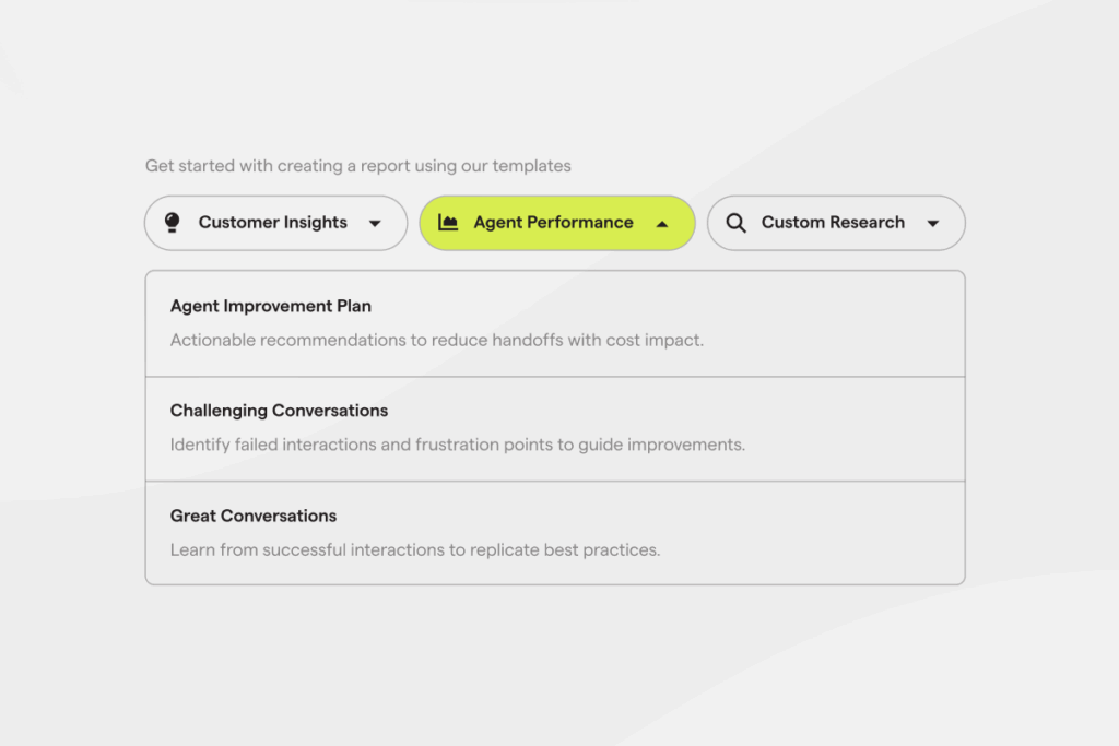 PolyAI Smart Analyst recommended queries